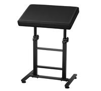 POARMEEY XXL Tattoo Armrest Stand Adjustable Height & Angle with Soft Pillow Heavy-Duty Arm Rest for Tattoo Artists & Studios(Black)