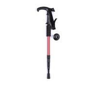 Pobbycrafm Extendable Poles Folding Walking Poles Walking Stick Adjustable Walking Sticks Telescopic Walking Stick 53-110cm Red