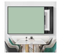 Pobbycrafm Meter Box Cover Sliding Electrical Panel Cover Hide Meter Box Wall Art Fuse Box Cover Cabinet Decorative Electrical Panel Cover Light green 70 * 50cm