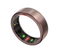 POBOVi Ring OnePlus - Ultra-Thin Titanium Smart Ring - 7 Days Battery Life - Fitness/SPO₂/Stress/HR/Sleep Skin Temperature Tracker - No App Fee - iOS&Android Compatible (Rosegold, 12)
