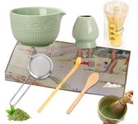 pobowlgarls 8-Piece Matcha Bowl, Matcha Tea Set for Preparing Breakfast