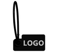 Pobsuier 100 Custom Hang Tag Plastic Garment Retail Security Clothing Bag Merchandise Shoe Product Logo Lables Tags 160mm/6.3"