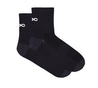 POC Cadence Road Short Sock - cycling socks for road cycling with breathable air mesh, targeted midfoot support, flat toe seam, waffle knit comfort