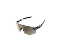 POC Elicit Sunglasses in Uranium Black with Clarity Trail and Partly Sunny Silver Cat. 2 Lenses one size