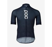 POC Essential Road Logo Short Sleeve Jersey Navy Blue - S