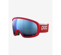 POC Fovea Goggles red with Clarity Partly Sunny Blue lens