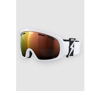 POC Fovea Mid Blixten White Goggle partly sunny orange Uni