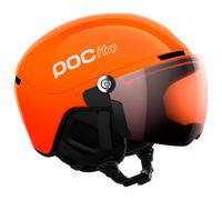 POC - Ski/snowboard helmet with visor/peak - POCito Obex Visor Fluorescent Orange/Clarity POCito/Partly Sunny - Kid Size 55-58 cm Orange 55-58 cm