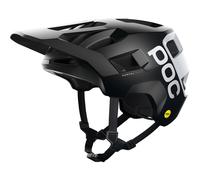 POC Kortal Race MIPS - Advanced trail, enduro and all-mountain bike helmet with a highly efficient ventilation design, Uranium Black Matt/Hydrogen White