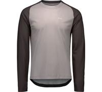 POC - Lightweight breathable T-shirt - M's Motion Air LS Jersey Granite Grey for Men in Recycled Polyester - Size L Grey