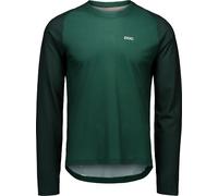 POC - Lightweight breathable T-shirt - M's Motion Air LS Jersey Pargasite Green for Men in Recycled Polyester - Size M Green M