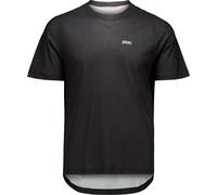 POC - Lightweight breathable T-shirt - M's Motion Air SS Jersey Uranium Black for Men in Recycled Polyester - Size XL Black