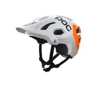 POC - MTB helmet - Tectal Race Mips Nfc Hydrogen White/Fluorescent Orange Avip - Size 59-62 cm White 59-62 cm