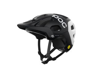 POC - MTB helmet - Tectal Race Mips Uranium Black/Hydrogen White Matt - Size 55-58 cm Black 55-58 cm