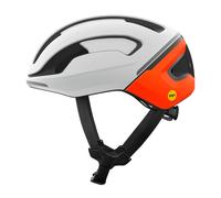 POC - Bicycle helmet - Omne Beacon MIPS Hydrogen White/Fluorescent Orange Matt - Size 54-59 cm White 54-59 cm