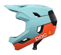 Poc Otocon Race Mips Mtb Helmet L Indicolite Blue Matt / Carnelian Orange Matt