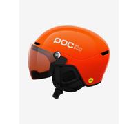 POC - Ski/snowboard helmet with visor/peak - POCito Obex Visor Fluorescent Orange/Clarity POCito/Partly Sunny - Kid Size 55-58 cm Orange 55-58 cm