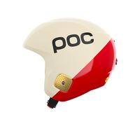 POC - Ski helmet - Skull Dura Comp MIPS Rouge/Blanc for Men - Size 55-58 cm - White White 55-58 cm