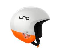 POC - Ski helmet - Skull Dura X MIPS Hydrogen White/Fluorescent Orange for Women - Size 55-58 cm White 55-58 cm