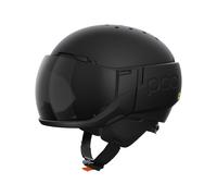 POC - Ski helmet with integrated visor - Levator MIPS Uranium Black Matt for Men - Size 55-58 cm Black 55-58 cm