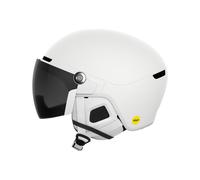 POC - Ski helmet with integrated visor/peak - Obex Visor Hydrogen White/Clarity Universal/Sunny/Grey for Men - Size 59-62 cm White 59-62 cm