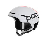 POC - Ski/Snowboard Helmet - Obex BC MIPS Hydrogen White/Fluorescent Orange AVIP for Men - Size 55-58 cm White 55-58 cm