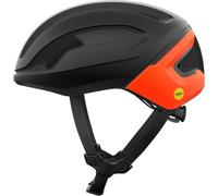 POC Unisex - Adult Omne Air MIPS Rad Helmet, Uranium Matt Black/Fluorescent Orange Matt, M