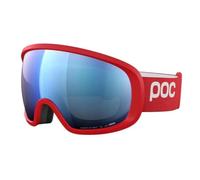 POC Fovea Goggles red with Clarity Partly Sunny Blue lens