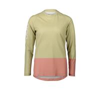 POC W's Mtb Pure Ls Jersey - Women - Beige / Orange - size XS- model 2024 XS