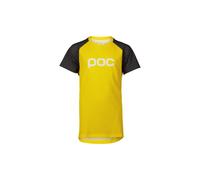 POC Y's Essential MTB Tee Kids T-Shirt Yellow Gray