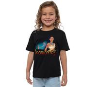 Pocahontas John Smith Canoe Girls T Shirt, Black, 9-10 Years