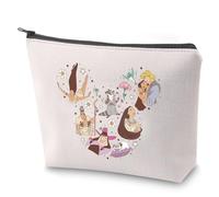 Pocahontas Lover Cosmetic Bag Magical Princess Makeup Bag with Zipper WDW Trip Travel Case (Pocah)