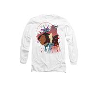 Pocahontas Silhouette Long Sleeve T-Shirt, White Disney White L