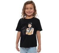 Pocahontas Sketch Girls T Shirt, Black, 12-13 Years