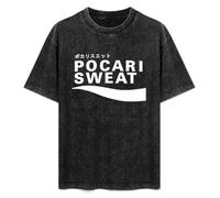 Pocari Sweat Men's T-Shirt Unisex White Tee Clothing 3XL