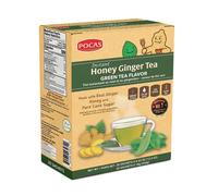 POCAS Honey & Ginger Green Tea, 20 Sachets x 18 g