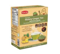 POCAS Honey Ginger Tea & Matcha, 20 Sachets x 18 g