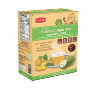 POCAS Honey & Ginger Tea (with Soursop), 20 Sachets, 18 g per Sachet