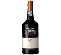 Poças Ruby Port 75 cl - Vibrant Douro Ruby Fortified Wine - Ripe Red Fruit & Spice - Youthful, Rich & Lively - 19% ABV