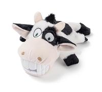 pocchi 3-in-1 Dog Toys with Treat Dispenser - Squeaky Dog Toys to Keep Them Busy - Extra Soft Plush - Dog Stuffed Animal Cow Toy for Treating, Cuddling & Playing, Milky