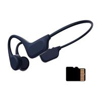 POCDUUA Wireless Sports Underwater Headphones - IPX8 Waterproof, Built-in MP3 Player with 32GB Storage, Sports & Fitness Headphones for Running, Cycling,Blue