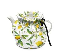 Poceacles Lemon Leaf Print Teapot Insulation Cover Tea Kettle Cover Tea Cosy Kitchen Tea Pot Cover Tea Cosy Tea Pot Cosy Decorative teapot Cover Teakettle Tote Bag Fabric Comfortable