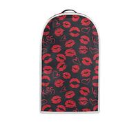 Poceacles Red Lips Heart Pattern Blender Covers, Stand Mixer or Coffee Maker Cover Anti Fingerprint Dust Proof Stain Resistant Blender Cover Kitchen Decor