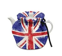 Poceacles Teapot Insulation Cover Tea Kettle Cover Tea Cosy Kitchen Teapot Cloth Decorative Teapot Cosy Teakettle Tote Bag Washable Fabric, Union Jack Pattern