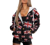 Poceacles Womens Zip Up Fleece Hoodies Oversized Sweatshirts Long Sleeve Sports Jackets Gym Tops Fall Outfits with Plus Size