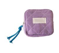 Pochette À Rouge À Lèvres - Pochette Baume À Lèvres | Trousse De Maquillage Portable | Étui De Rangement Pour Baume À Lèvres, Idéal Pour Sac À Main, Voyage & Femme, Purple, Refer to description