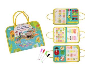 Pochette d'Activitées - Montessori - JADE - Jeu Educatif - Voyage - Sensoriel - Jeu Pour Enfant - Design Français