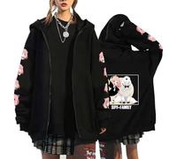 pochikiki- Anya Forger Hoodie S x F Anya Loid Yor Graphic Print Zip Sweatshirt Harajuku Style Hoodie
