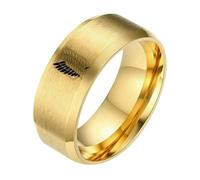 pochikiki- Attack AOT On Titan Ring Wings Of Liberty Flag Finger Rings For Men Women Charm Jewelry Anime Fans