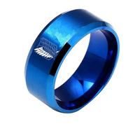 pochikiki- Attack AOT On Titan Ring Wings Of Liberty Flag Finger Rings For Men Women Charm Jewelry Anime Fans
